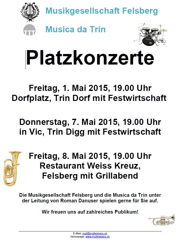 Plakat Platzkonzerte 2015