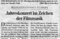 Unterhaltungsabend vom 22. April 2006, Aula Felsberg  Zeitungsartikel