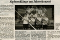Unterhaltungsabend 2009 Zeitungsartikel